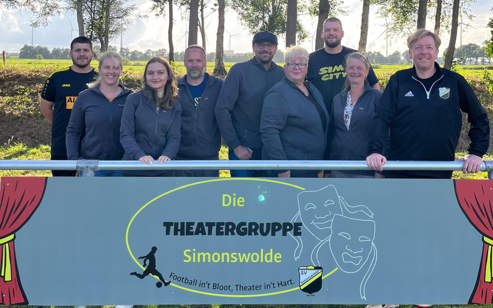 Theatergruppe Simonswolde und SV Simonswolde mit gemeinsamer Bande