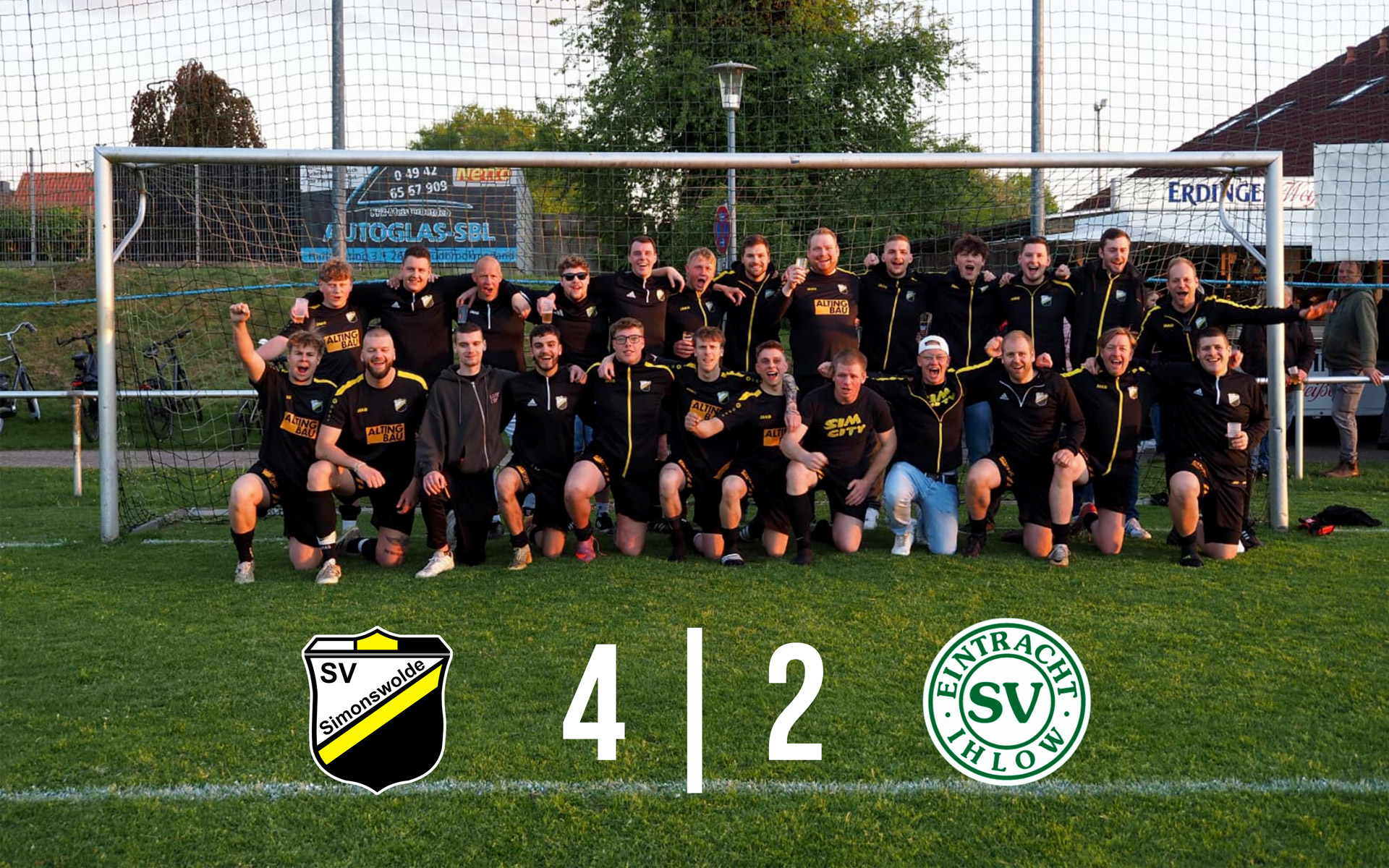 Derbysieg zum Saisonabschluss: 1. Herren gewinnt letztes Saisonspiel gegen Eintracht Ihlow III